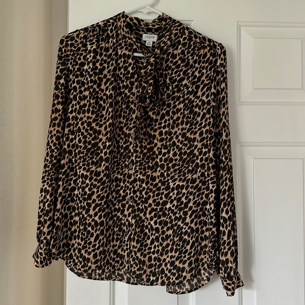 Fun animal print blouse